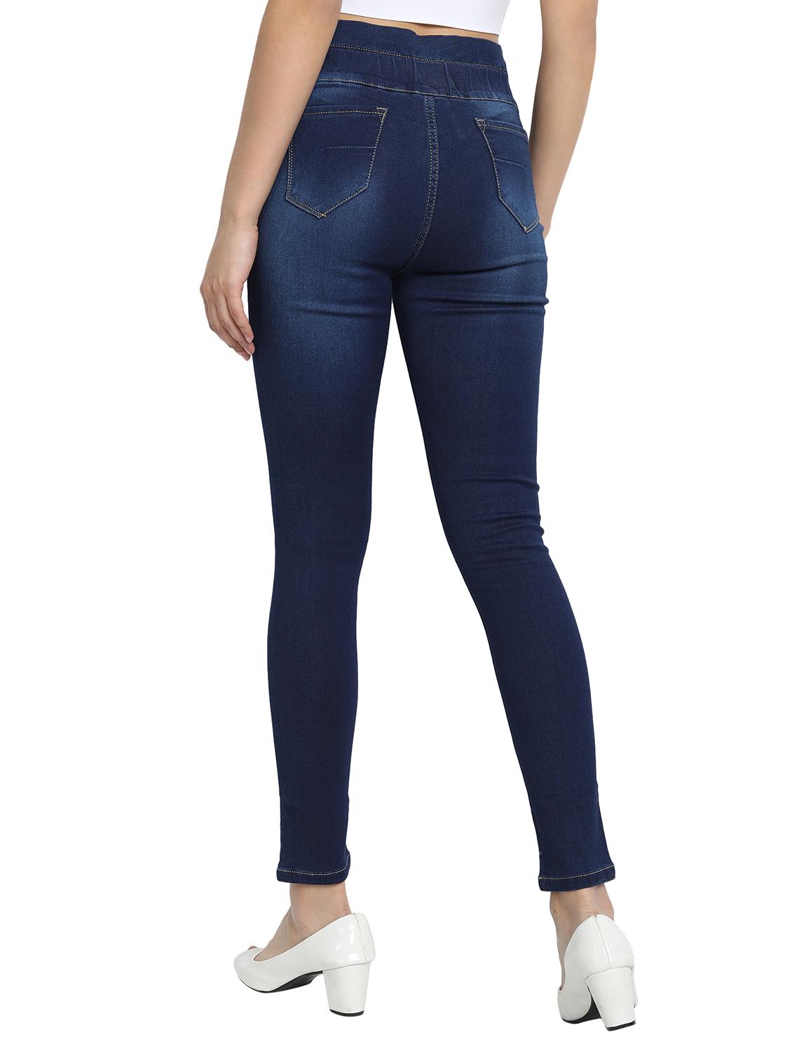 high rise stone washed jegging - 17499441 - Zoom Image - 3