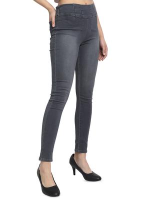 high rise stone washed jegging - 17499442 - Standard Image - 2