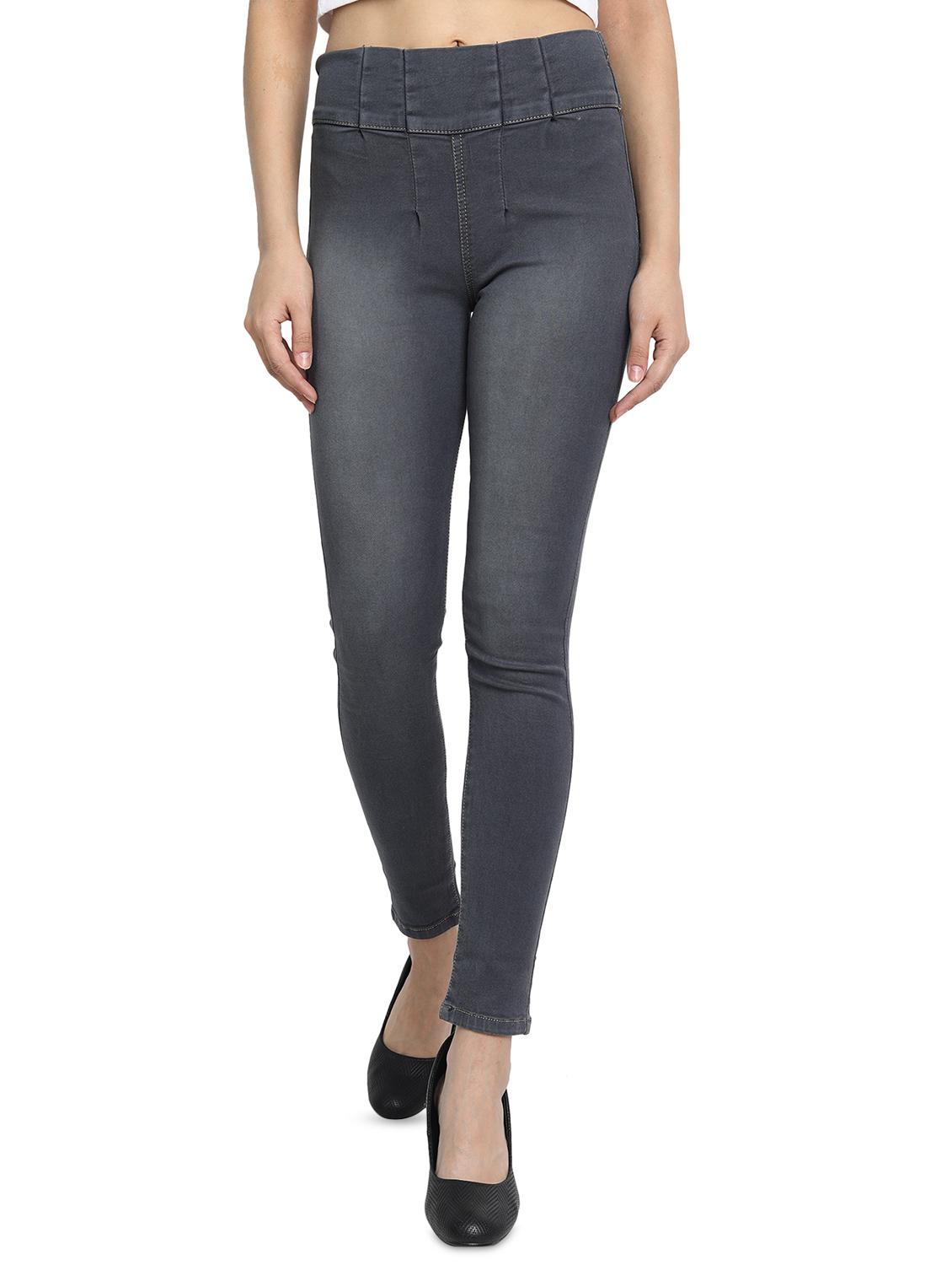 high rise stone washed jegging - 17499442 - Zoom Image - 1