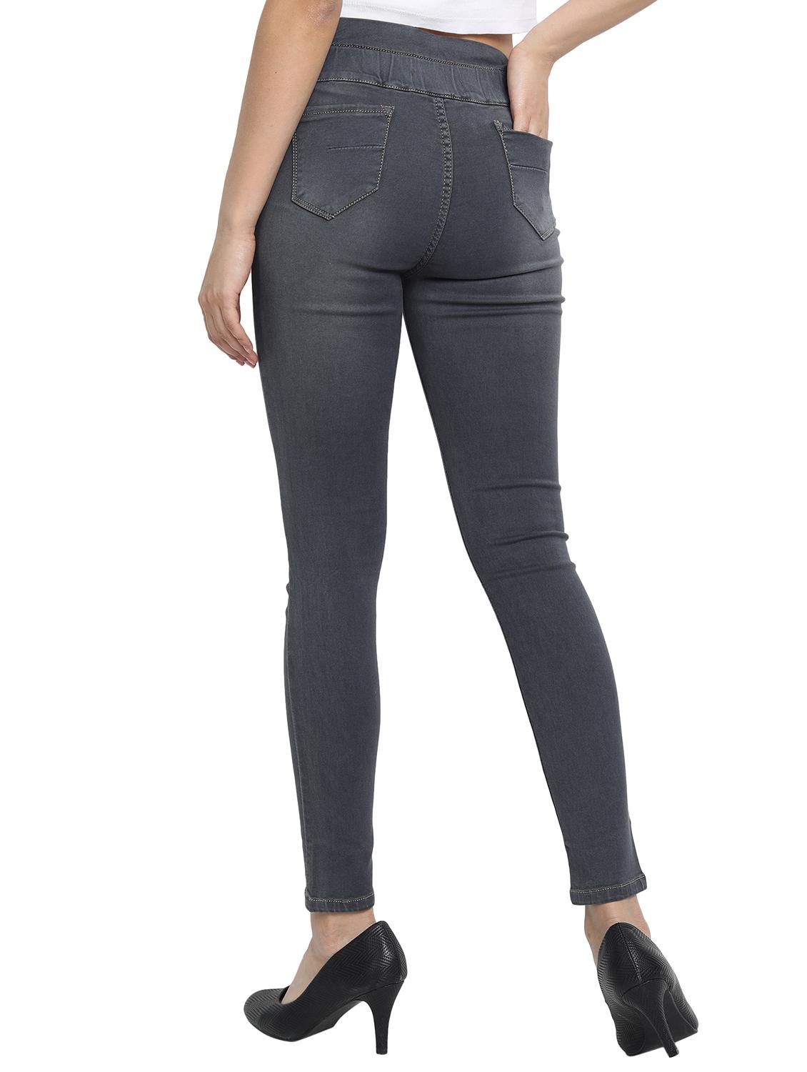 high rise stone washed jegging - 17499442 - Zoom Image - 3