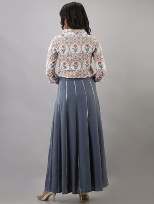 printed skirt top set - 17499447 - Standard Image - 3