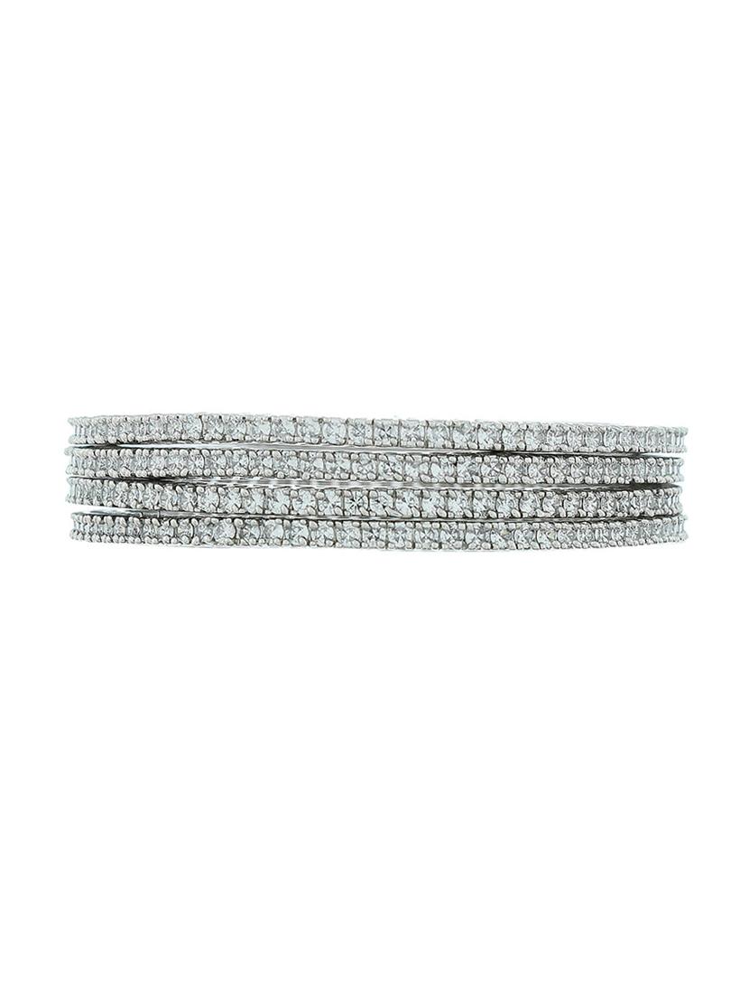 silver brass bangle - 17500176 - Zoom Image - 6