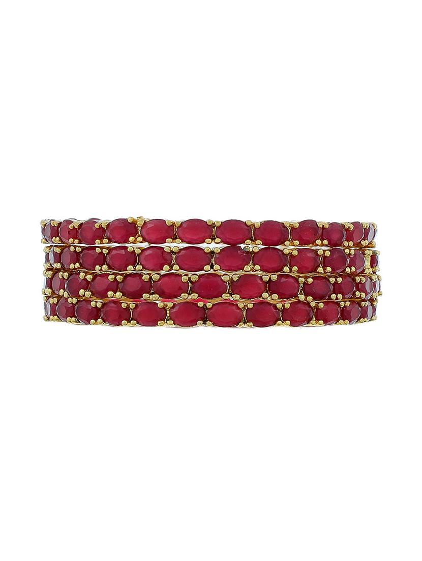 red tone gold brass bangle - 17500178 - Zoom Image - 3