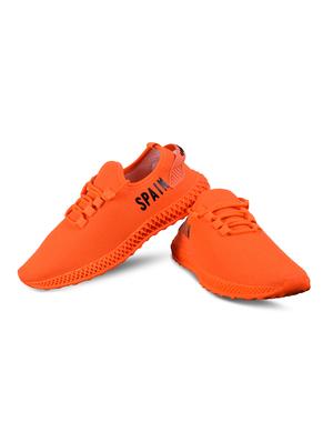orange lace up sport shoe - 17500351 - Standard Image - 4