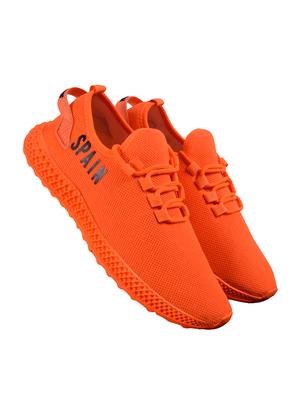 orange lace up sport shoe - 17500351 - Standard Image - 5