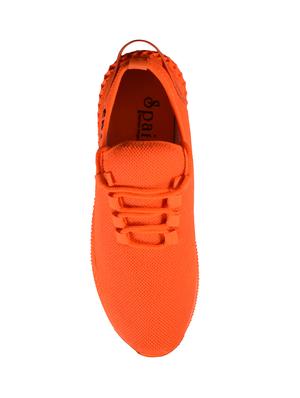 orange lace up sport shoe - 17500351 - Standard Image - 6