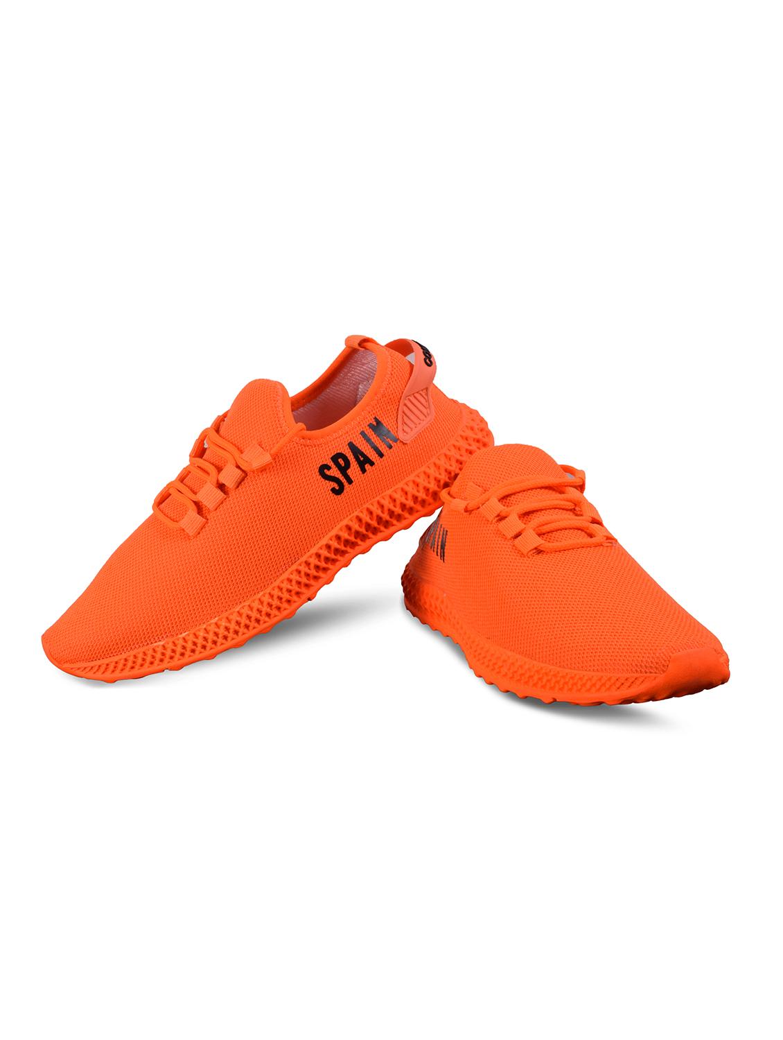 orange lace up sport shoe - 17500351 - Zoom Image - 4