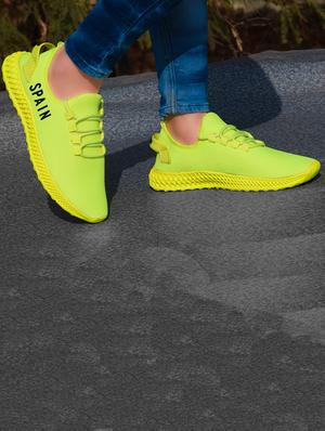 green lace up sport shoe - 17500353 - Standard Image - 2