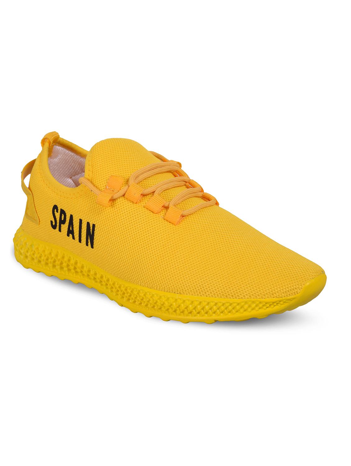 yellow mesh sport shoes - 17500354 - Zoom Image - 1