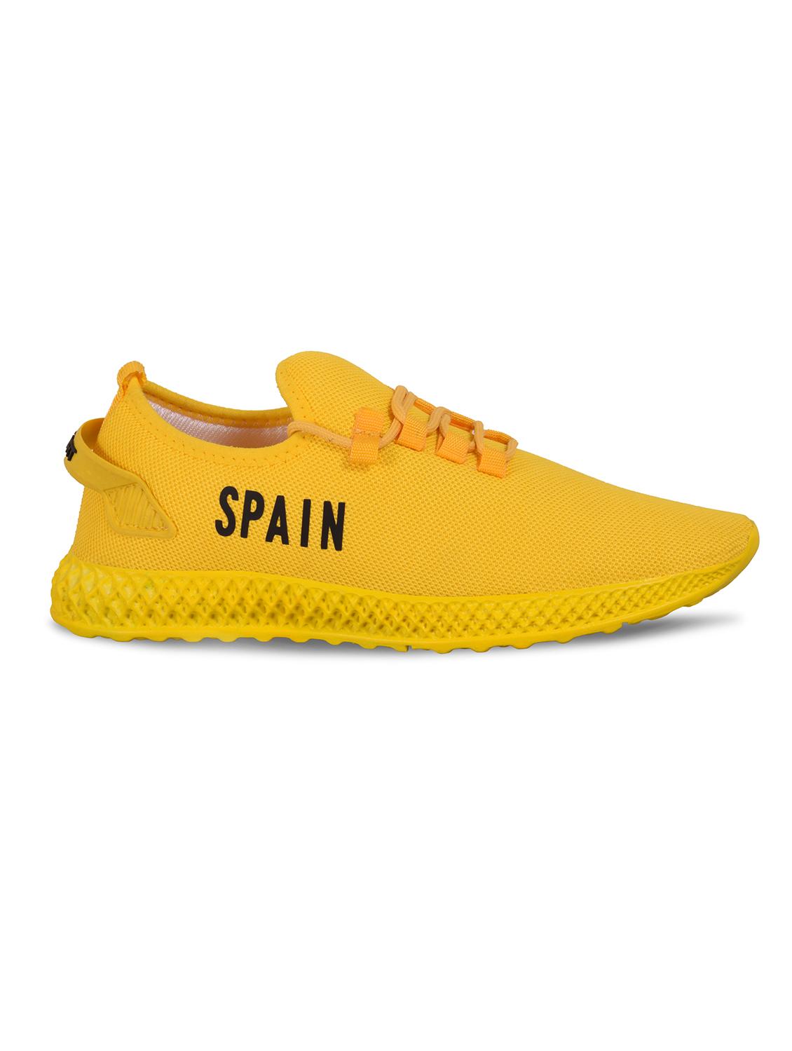 yellow mesh sport shoes - 17500354 - Zoom Image - 3