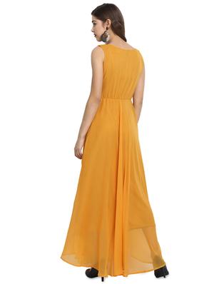 v-neck fit & flare dress - 17500513 - Standard Image - 3