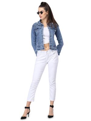 frayed hem summer jacket - 17501103 - Standard Image - 4