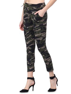 drawstring waist camouflage track pant - 17501113 - Standard Image - 2