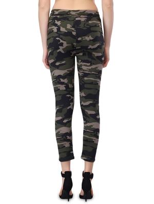 drawstring waist camouflage track pant - 17501113 - Standard Image - 3
