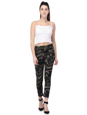 drawstring waist camouflage track pant - 17501113 - Standard Image - 4