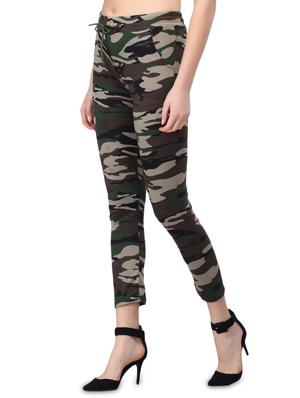 drawstring waist camouflage track pant - 17501114 - Standard Image - 2