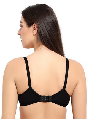 black poly lycra tshirt bra - 17501343 - Standard Image - 3