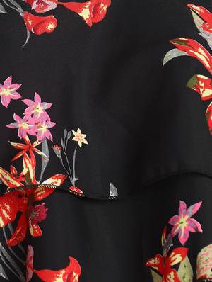 black crepe crop top - 17501460 - Standard Image - 6