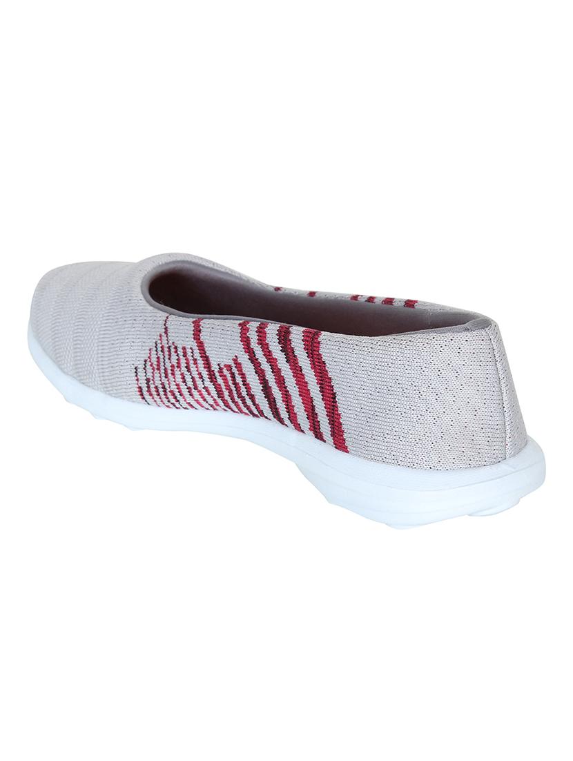 grey mesh slip on sports shoes - 17501643 - Zoom Image - 3