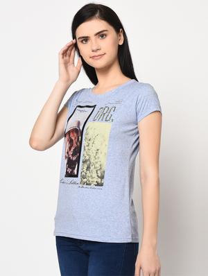 round neck graphic tee - 17501759 - Standard Image - 3