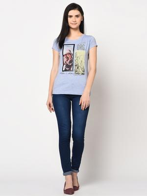 round neck graphic tee - 17501759 - Standard Image - 5