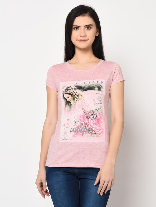 round neck graphic tee - 17501760 - Standard Image - 1