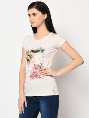 round neck graphic tee - 17501761 - Standard Image - 3