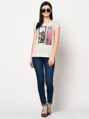 round neck graphic tee - 17501766 - Standard Image - 4