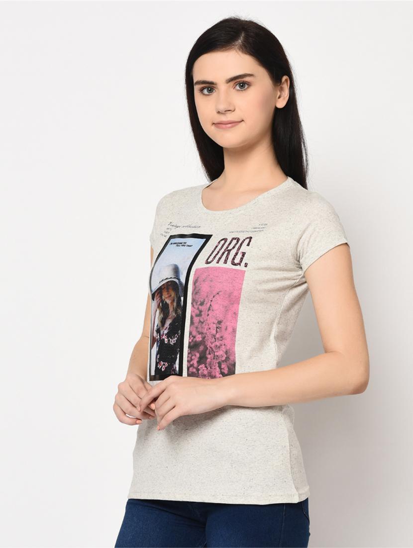 round neck graphic tee - 17501766 - Zoom Image - 2