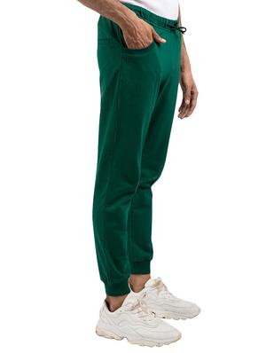 green solid joggers - 17501979 - Standard Image - 2