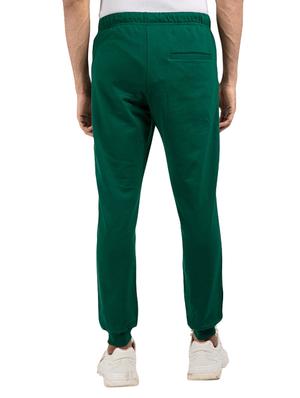 green solid joggers - 17501979 - Standard Image - 3
