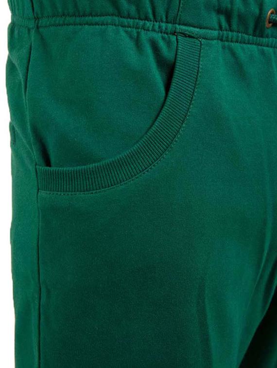 green solid joggers - 17501979 - Zoom Image - 5