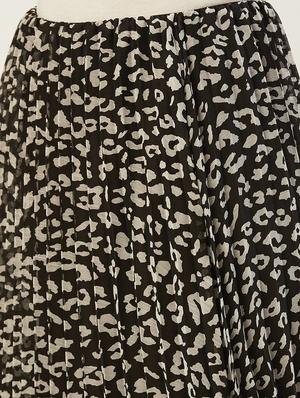 high neck animal print skirt - 17502001 - Standard Image - 5