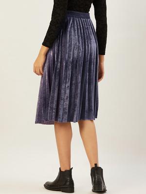 high rise pleated skirt - 17502017 - Standard Image - 3