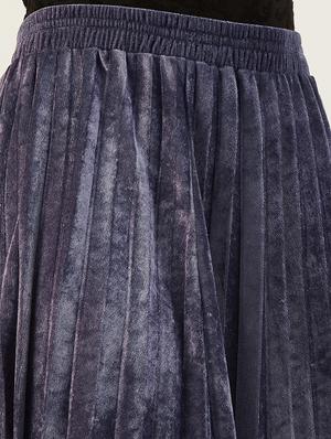 high rise pleated skirt - 17502017 - Standard Image - 5