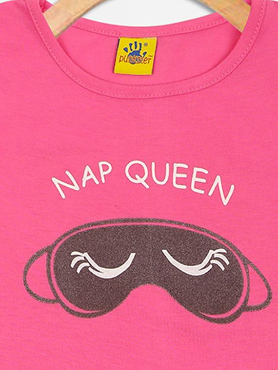 pink cotton pyjama set nightwear - 17502086 - Zoom Image - 5