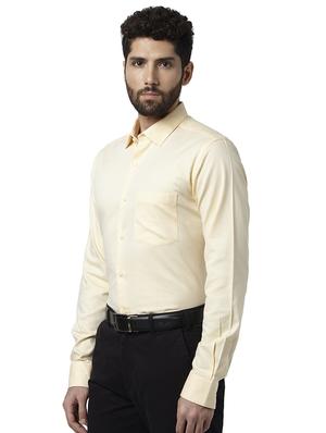 mellow yellow solid formal shirt - 17502430 - Standard Image - 2