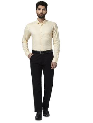 mellow yellow solid formal shirt - 17502430 - Standard Image - 4