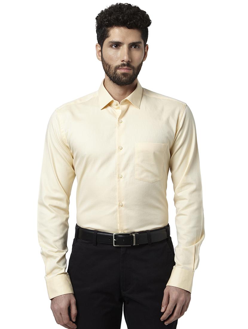 mellow yellow solid formal shirt - 17502430 - Zoom Image - 1