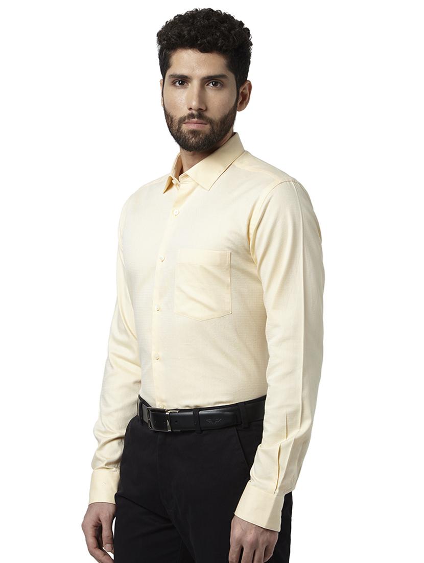 mellow yellow solid formal shirt - 17502430 - Zoom Image - 2