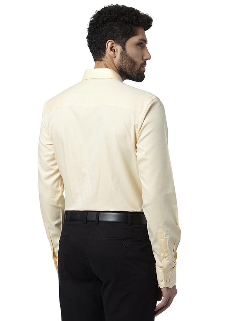 mellow yellow solid formal shirt - 17502430 - Zoom Image - 3