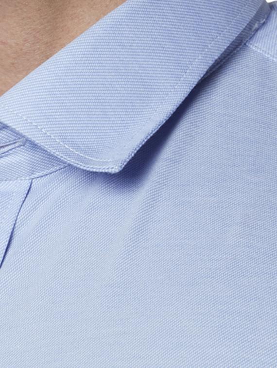 light blue solid formal shirt - 17502436 - Zoom Image - 5