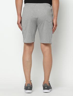 grey solid shorts - 17502633 - Standard Image - 3