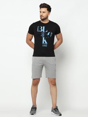 grey solid shorts - 17502633 - Standard Image - 4