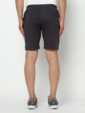 black solid shorts - 17502634 - Standard Image - 3