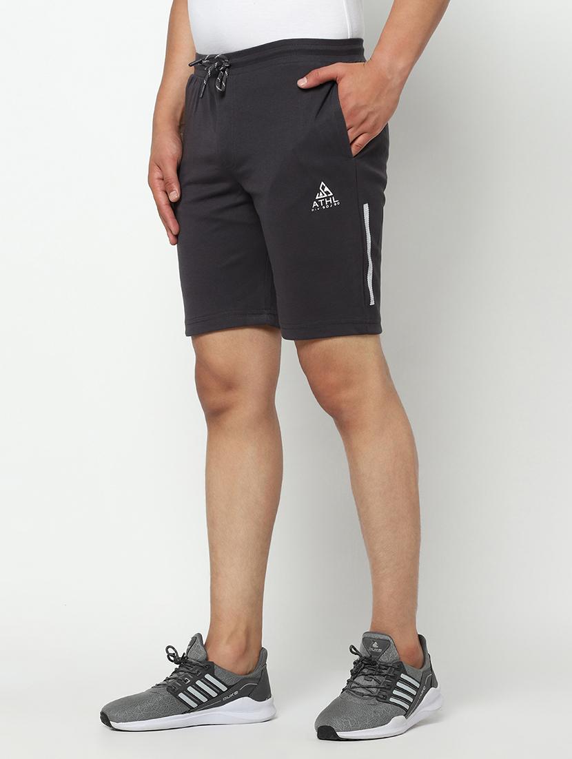 black solid shorts - 17502634 - Zoom Image - 2