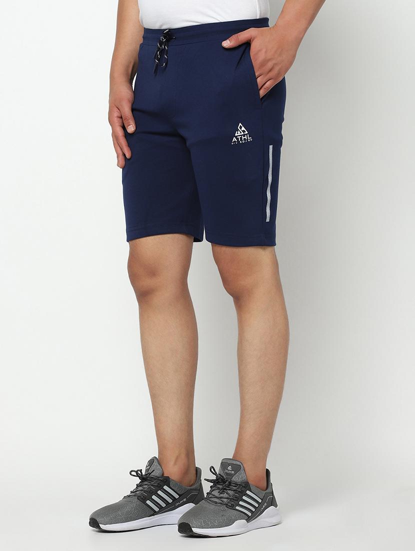 navy blue solid shorts - 17502635 - Zoom Image - 2