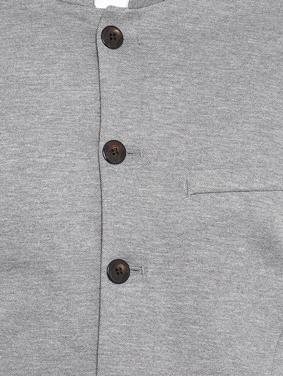 grey single breasted casual blazer - 17502717 - Zoom Image - 5