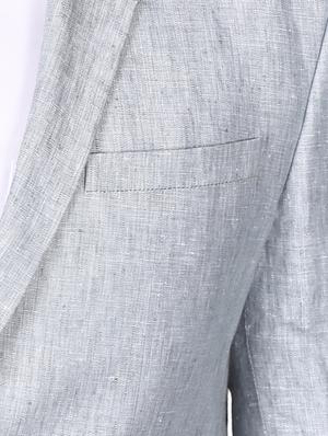 grey single breasted formal blazer - 17502748 - Standard Image - 5