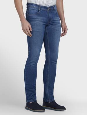 blue light washed denim jeans - 17502807 - Standard Image - 2